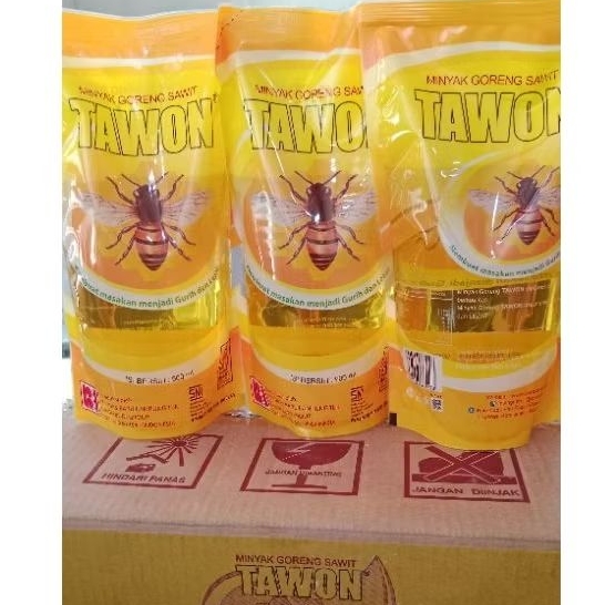 MINYAK GORENG CAP TAWON 900 ML (1 dus)