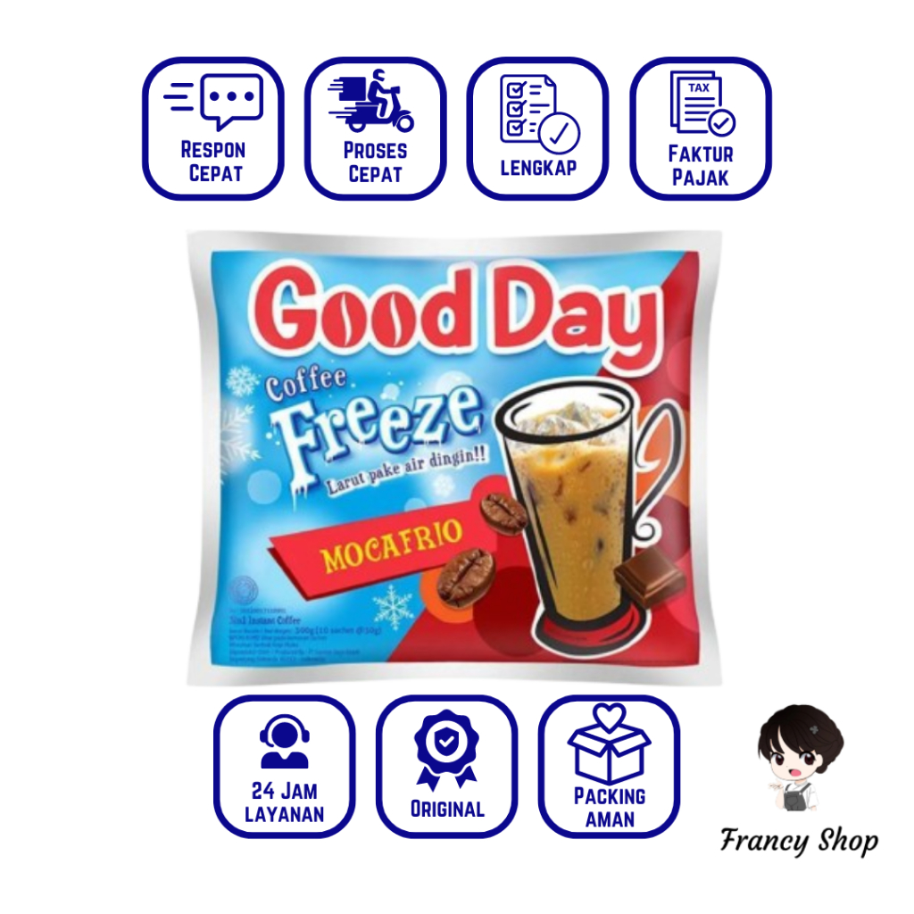 

Good Day Freeze Kopi Instant Sachet 30 gr