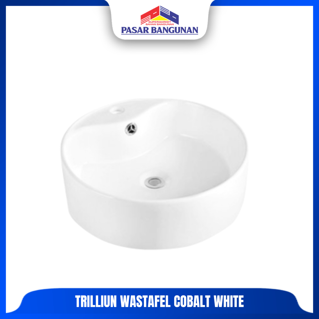 Trilliun Wastafel Cobalt White