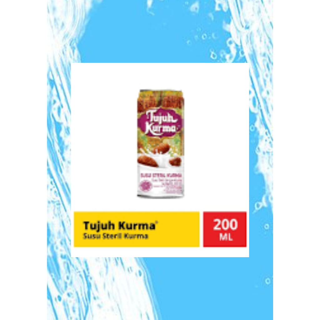 

Tujuh Kurma 189ml (1 pack isi 12 kaleng)