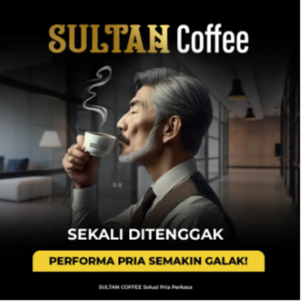 

5 SACHET ORIGINAL KOPI SULTAN COFFEE PENAMBAH STAMINA PRIA