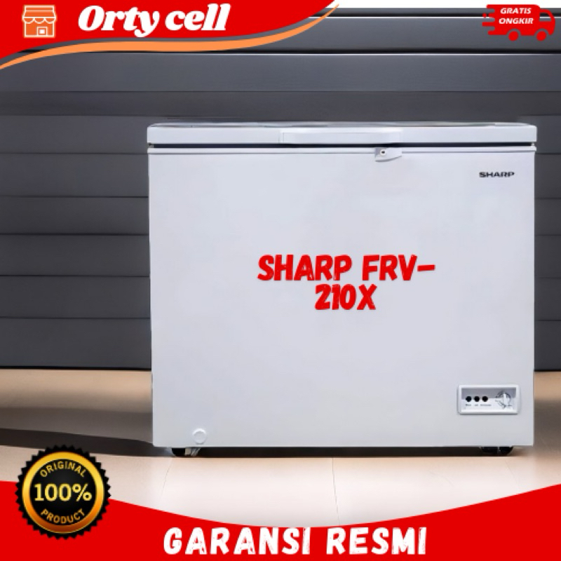 FREEZER SHARP 200 LITER SHARP FRV-210X GARANSI RESMI