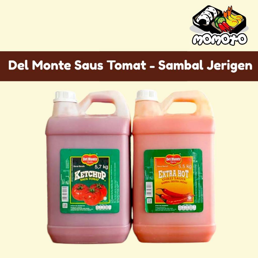 

Delmonte Saus Tomat Sambal Extra Hot Pedas Saos Galon Jerigen 5 kg