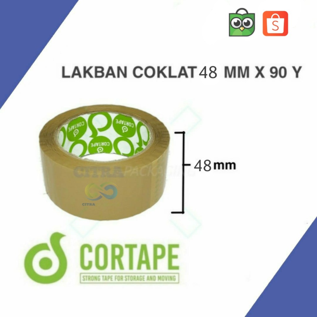

LAKBAN BENING COKLAT 2 INCHI 48MM CORTAPE