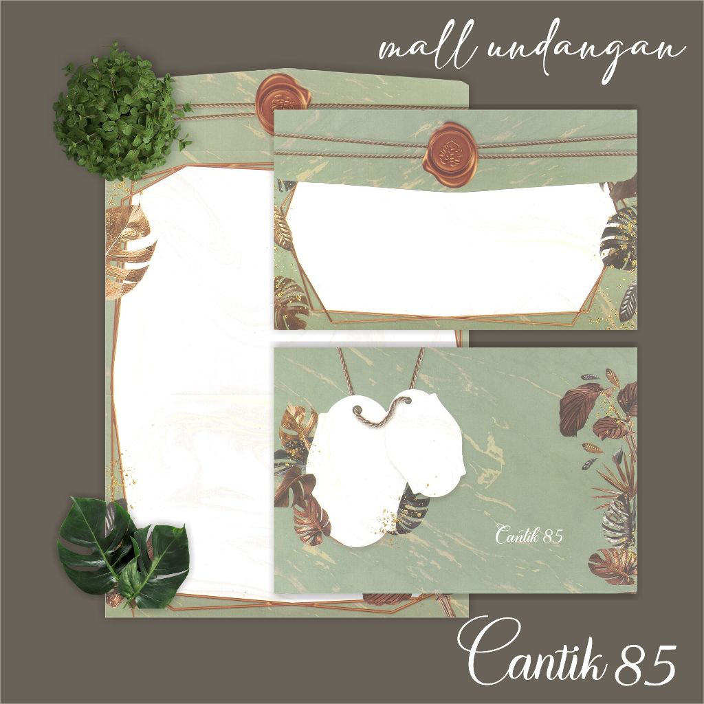 BLANKO UNDANGAN NIKAH KOSONGAN CANTIK 85