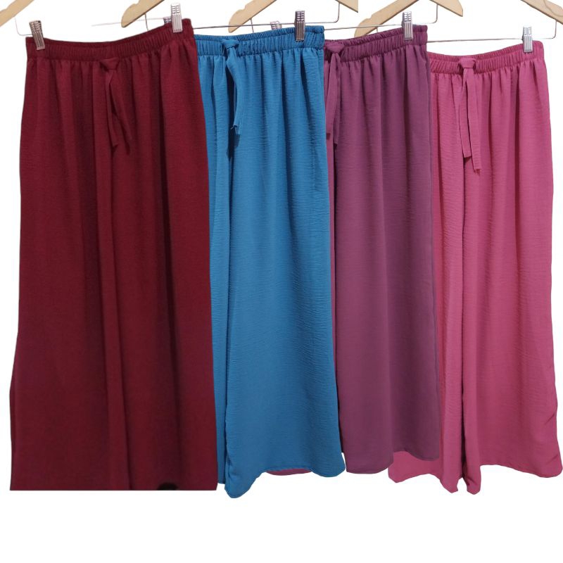 kulot wanita dewasa kain cringkel premium/Kulot jumbo