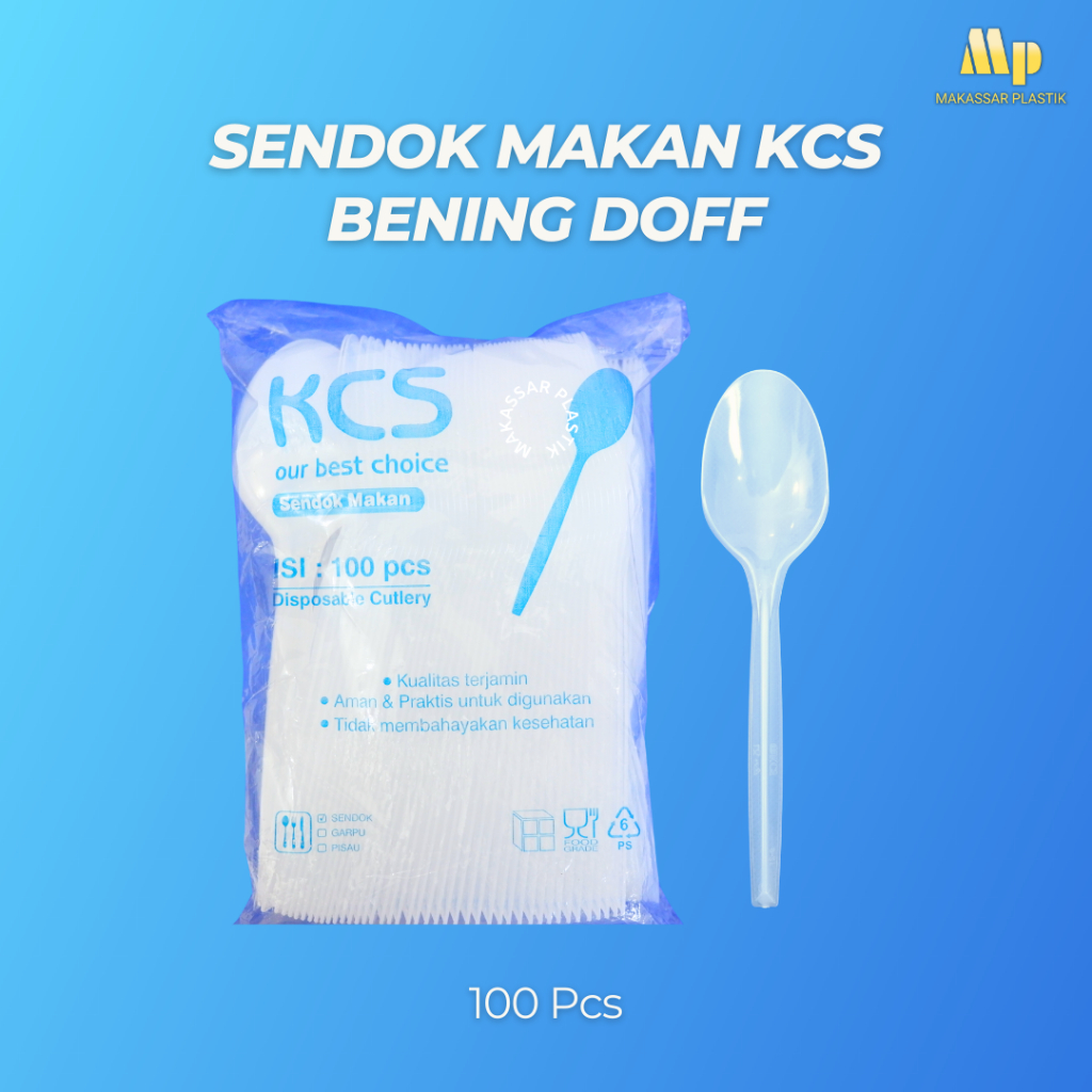 SENDOK MAKAN KCS BENING DOFF / SENDOK MAKAN / SENDOK KCS @100 PCS