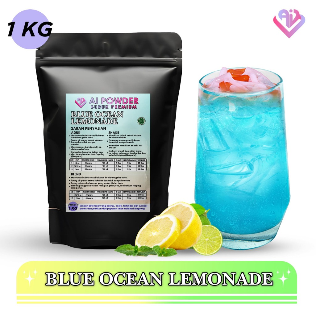 

Blue Ocean Lemonade Bubuk Minuman Premium Instan 1Kg