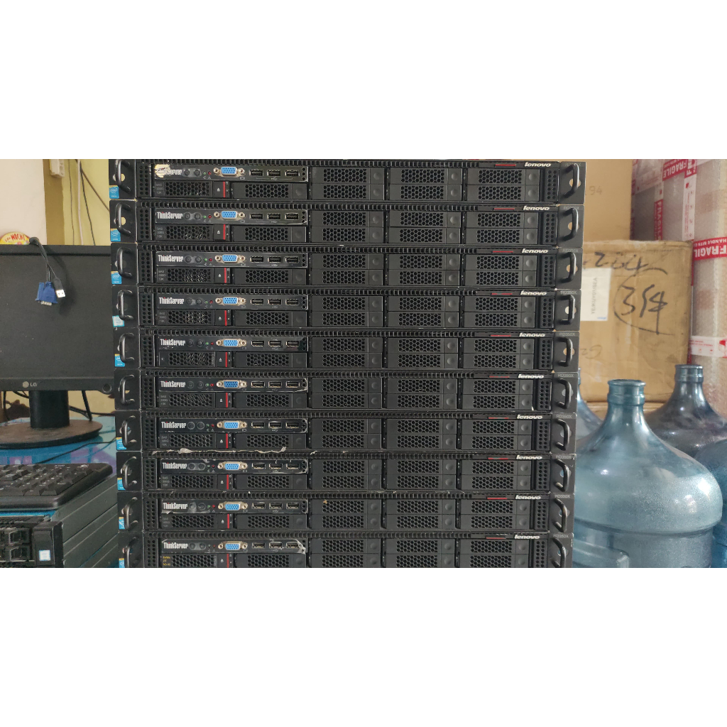 Server 1U Mikrotik x86 Dual XEON E5 V3 V4 SFP+ 10G QSFP+ 40G QSFP28 100G RAM 16GB DDR4 ECC Lenovo RD