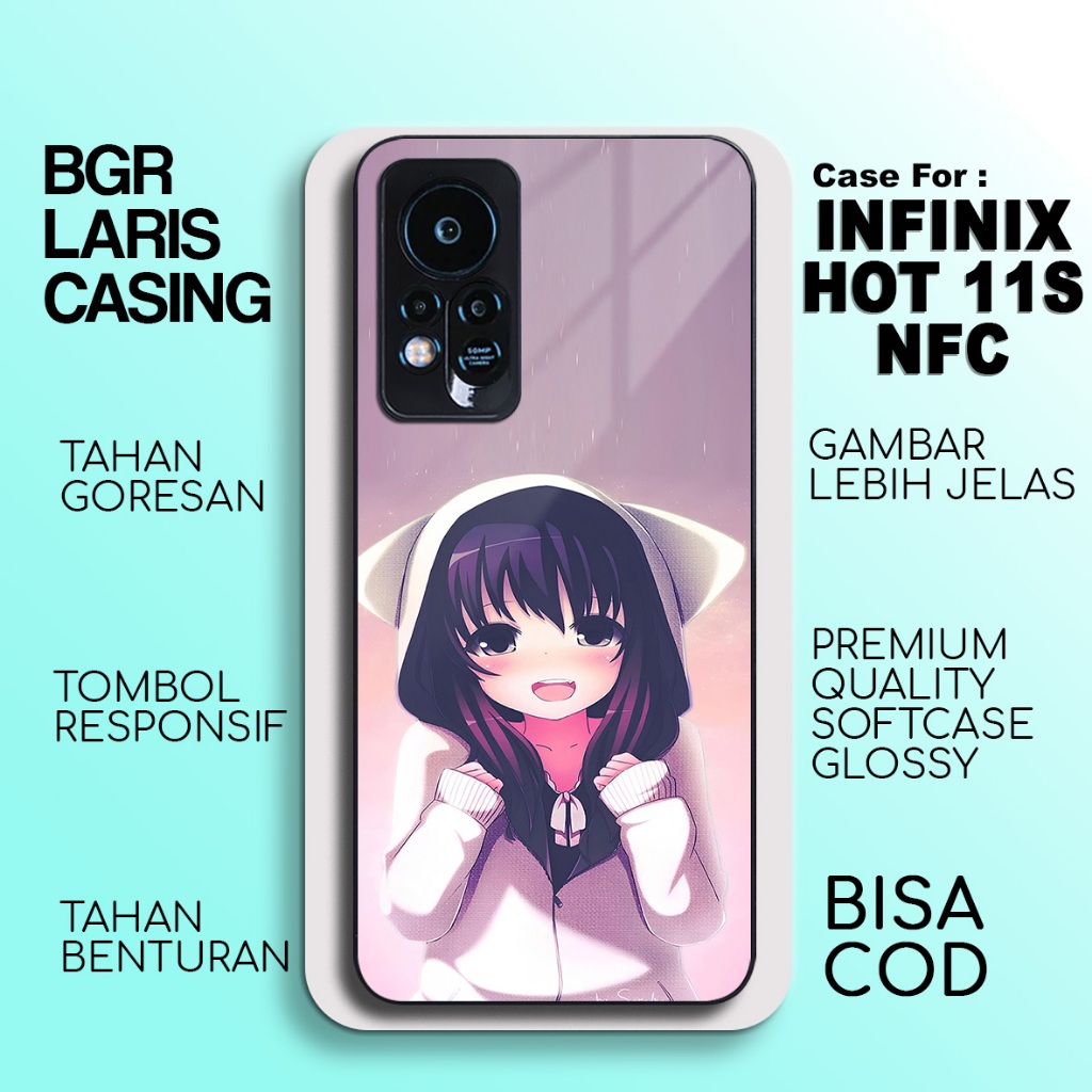 Case Infinix Hot 11S Nfc Terbaru Anime Cute Hardcase Softcase Glossy Casing Hot 11S Nfc Terlaris