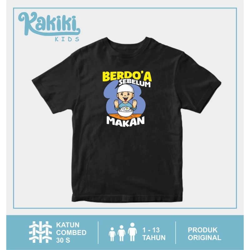 Kaos Anak / Berdoa sebelum makan