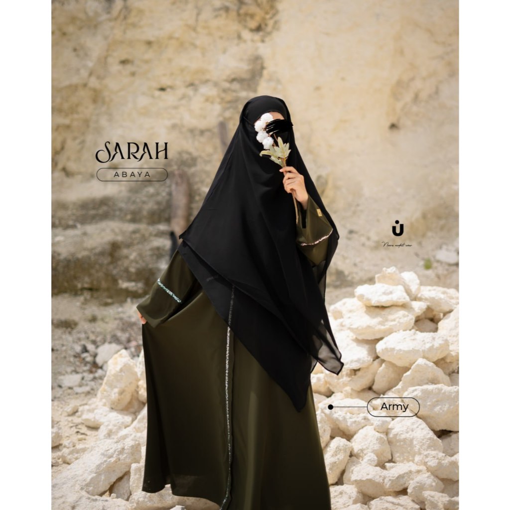 GAMIS ABAYA EDISI BASMAH DAN SARAH NYAMAN DIPAKAI DAN KUALITAS PREMIUM