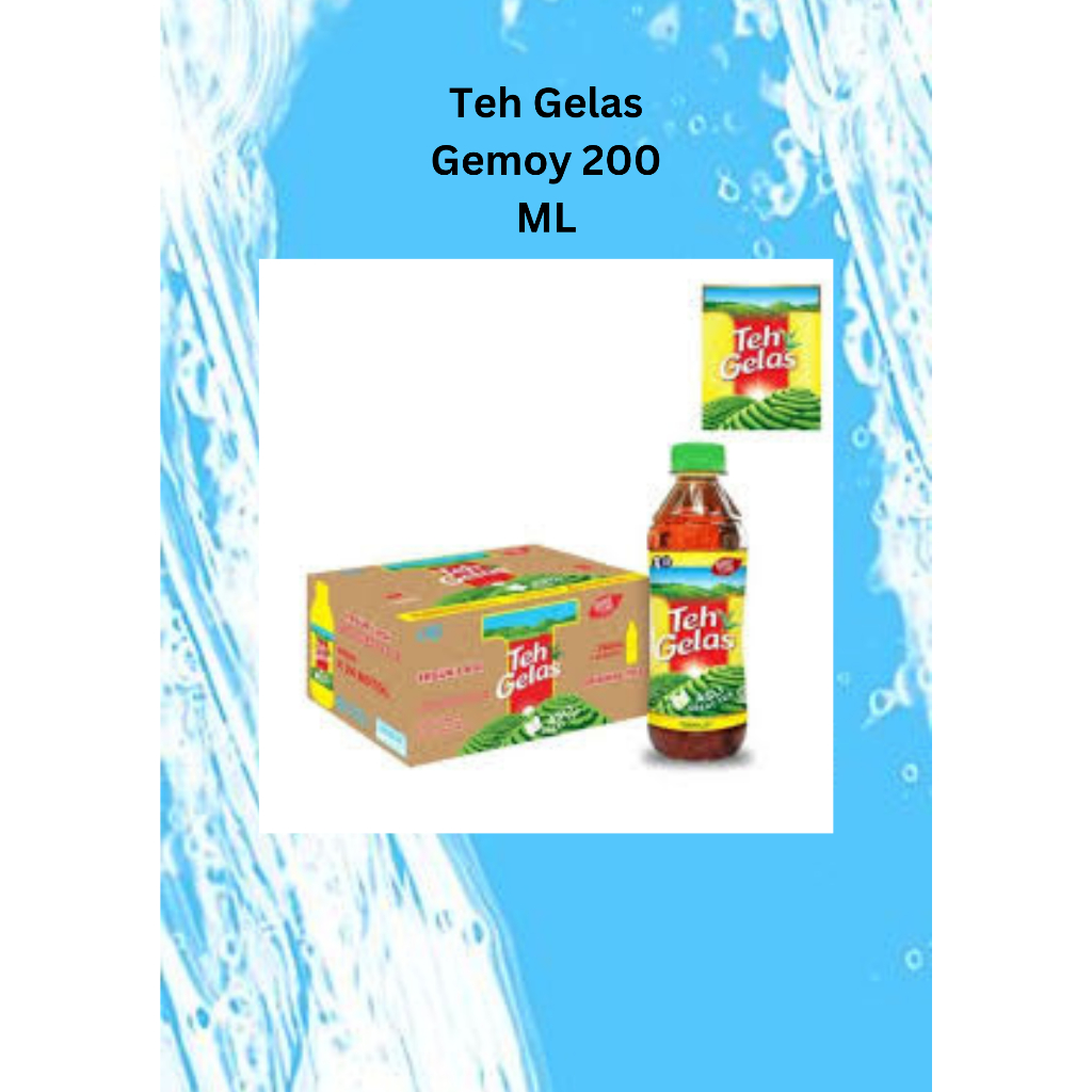 

Teh Gelas Kemasan 200ML 1 Karton 1 Dus isi 12 botol