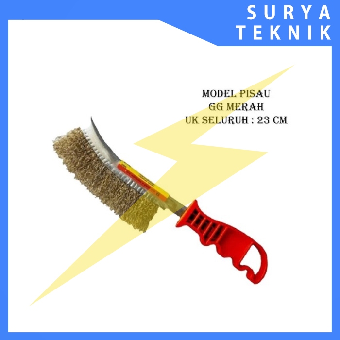 Sikat Kawat Baja Kuningan / Sikat Kuningan Keriting Sikat Kawat Kuningan Model Gagang Sikat Baja Kun