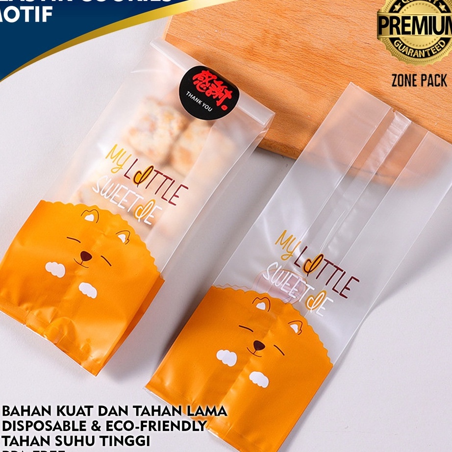 5 PCS Plastik Cookies Motif  Plastik Kue Muffin Lucu  Plastik Bungkus Kue Roti Cookies Motif Puppy K