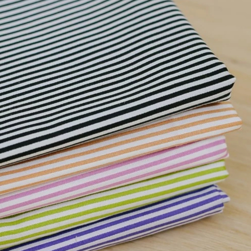 Katun Jepang Kain Katun Jepang Tokai Salur dan Polkadot Bahan Katun Jepang