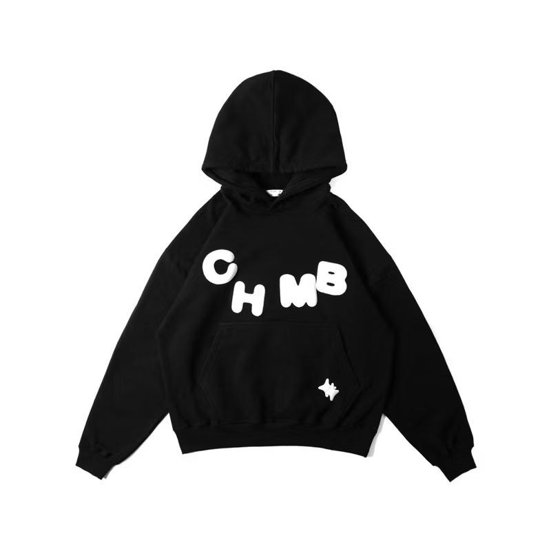HOODIE CHAMBREDELAVAIN | HOODIE BOXY PRIA WANITA | CHAMBREDELAVAIN HITAM | HOODIE PREMIUM