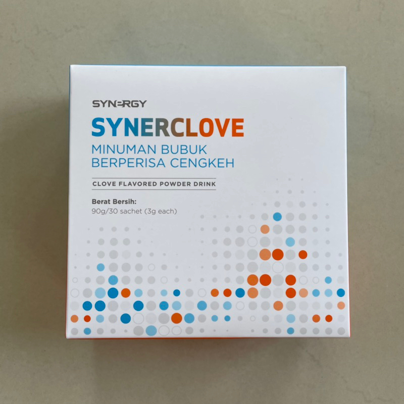 

Synergy SynerClove Minuman Bubuk Berperisa Cengkeh 90g 30 Sachet Clove Favored Powder Drink