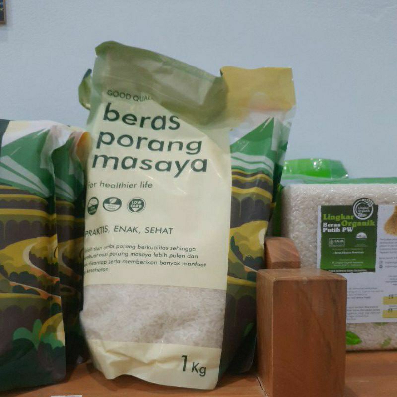 

Masaya Beras Umbi Porang Instant tinggal seduh 1kg
