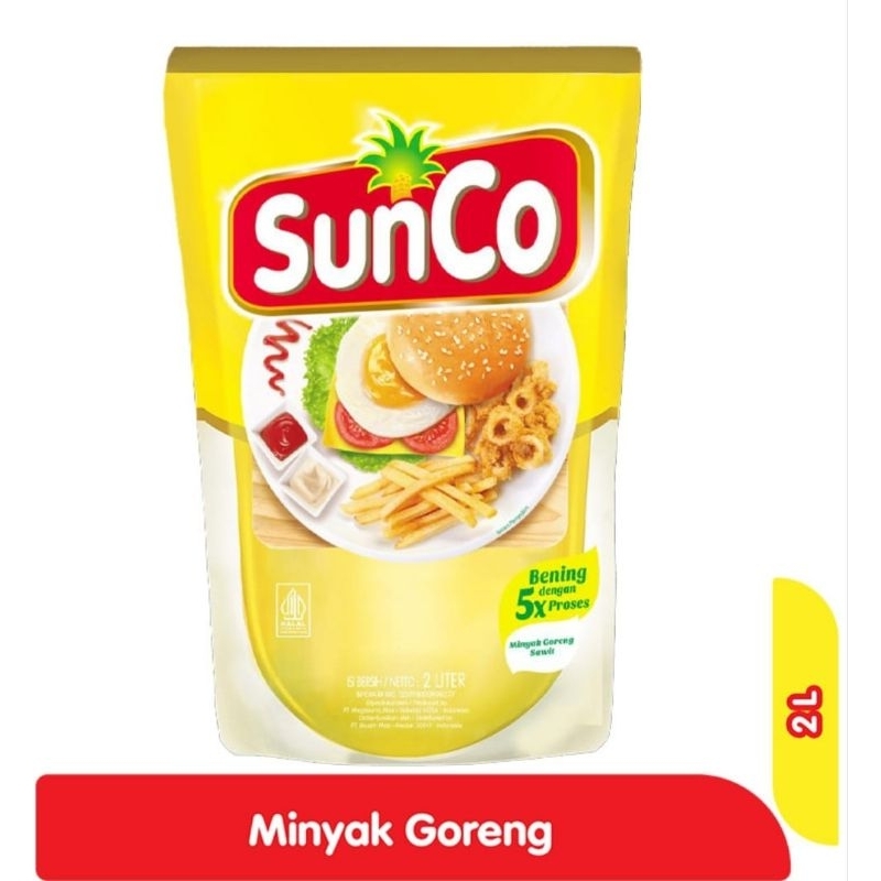 

Minyak goreng SunCo 2 lt