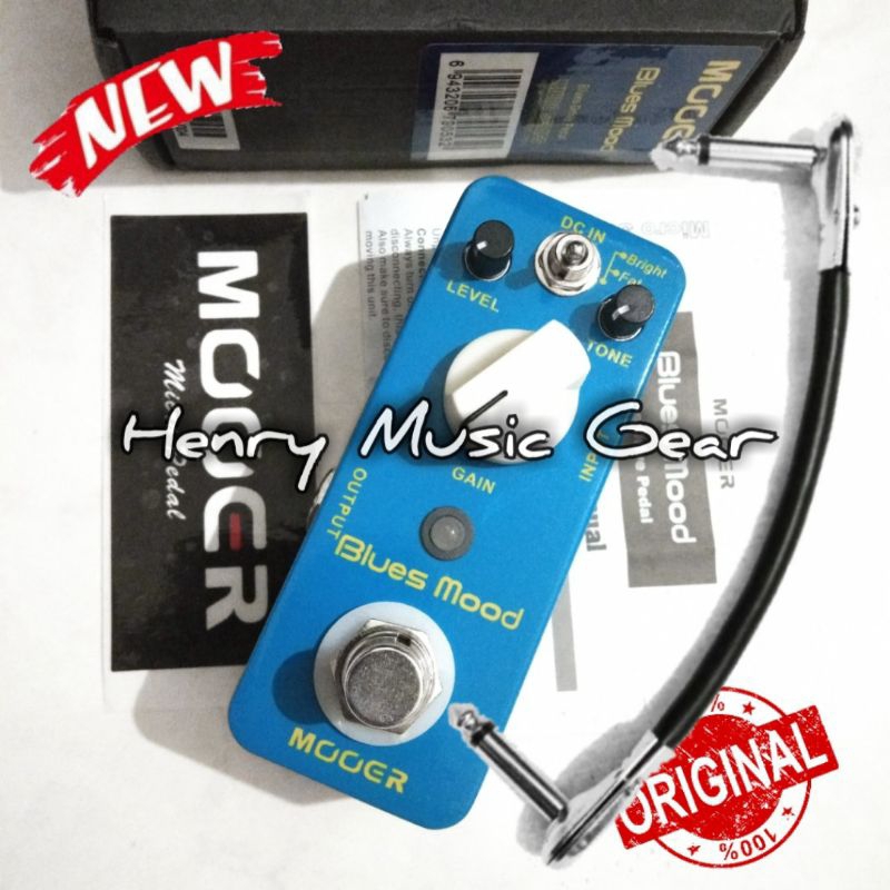 Mooer Blues Mood Overdrive Effect Pedal BARU