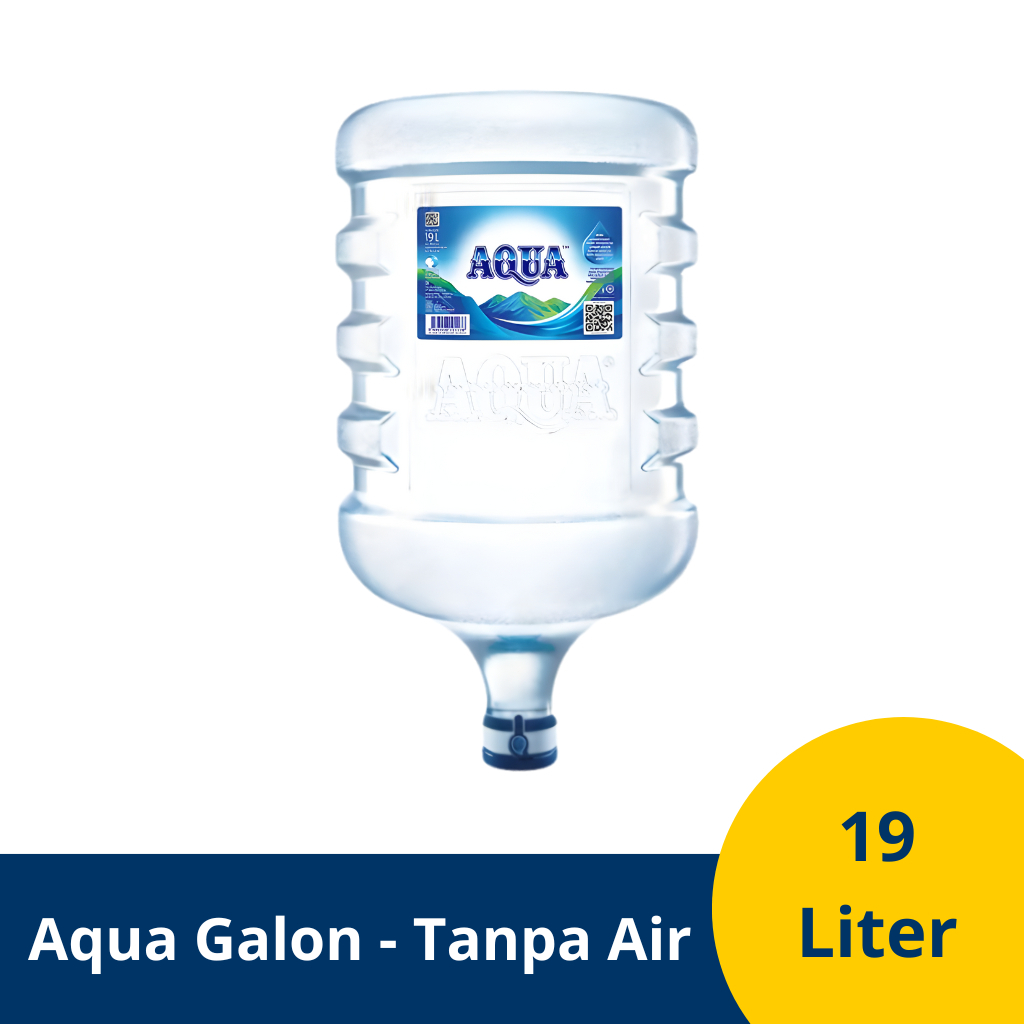 AQUA Air Mineral Galon KOSONG | HANYA GALON | 19 Liter