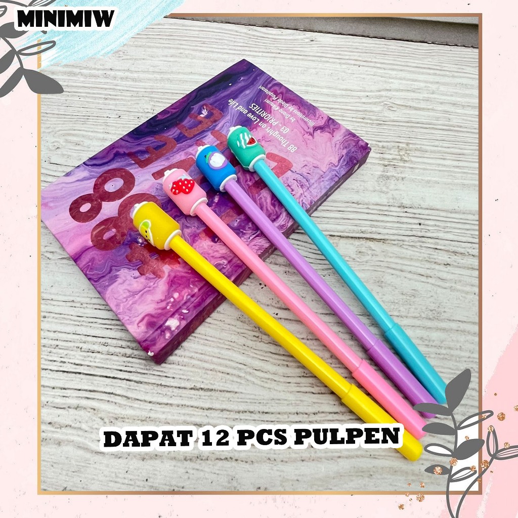 

SELUSIN (12 PCS) PULPEN GEL MINUMAN KALENG PGK-1440 DRINK SODA JUICE STRAWBERRY WATERMELON MANGO PEN PENA BOLPEN BOLPOIN LUCU KARAKTER ANAK ALAT TULIS KANTOR SEKOLAH MURAH TERMURAH COD