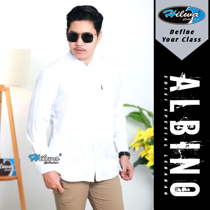 Hilwa Collection Kemeja Koko Pria Lengan Panjang