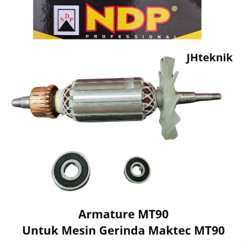 JHTeknik Armature Untuk Mesin Gerinda Maktec MT90/MT91 NDP/Angker NDP MT90