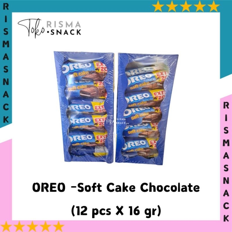 

Oreo Soft Cake Bolu Chocolate kemasan (12pcs x 16gr)