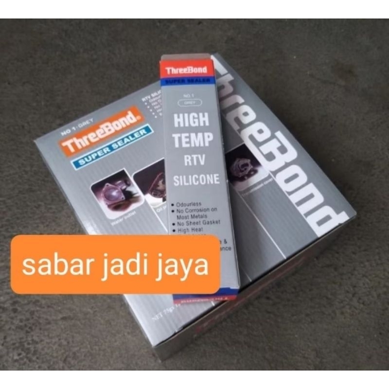 Lem selang radiator lem packing head paking karter Carter lem paking as roda Merk threebond abu'
