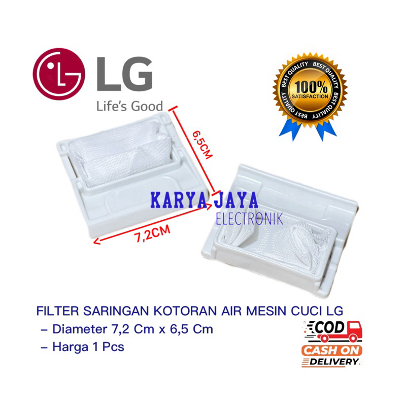 Filter LG P9050 Saringan Kotoran Air Mesin Cuci LG 2 Tabung / Filter Saringan LG