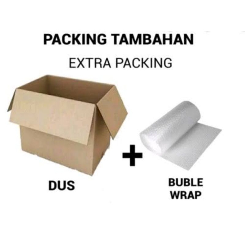 

BUBBLE WRAP + BOX EXTRA PACKING PENGAMAN PAKET