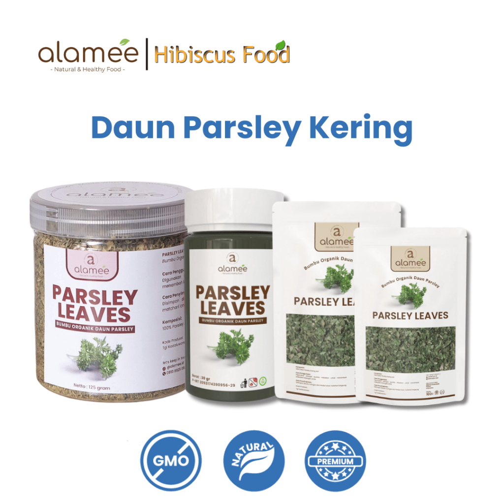 

ALAMEE Parsley Kering Dried Persley Flakes Daun Peterseli Leaves Bumbu Masak Dapur Organik 125g