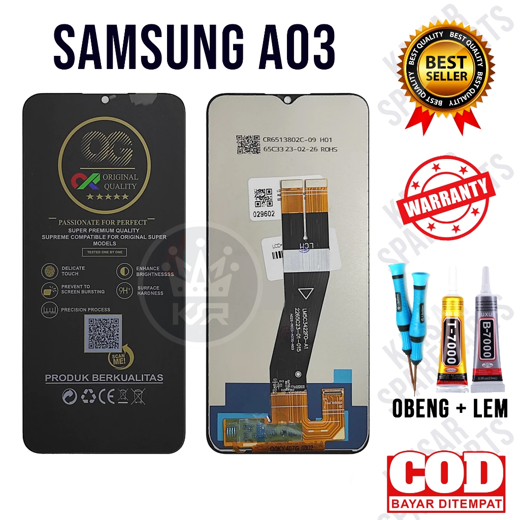 Lcd Touchscreen SAMSUNG A03 Original Lcd SAMSUNG A03 Fullset OEM Quality