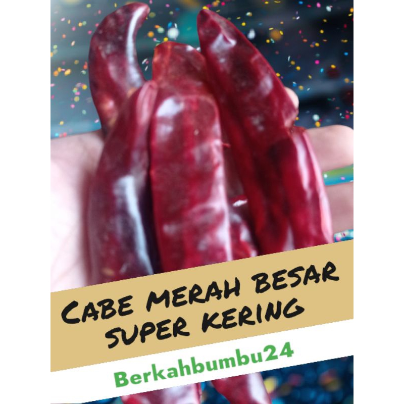 

1kg CABE MERAH BESAR KERING KULITAS BAGUS
