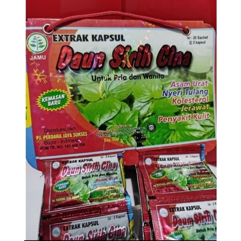 Daun Sirih Cina Kapsul Original
