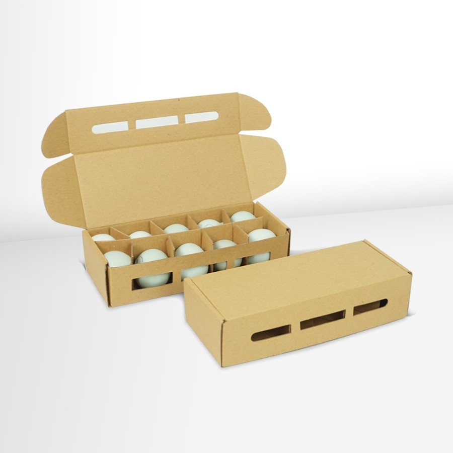 

10 Pcs Box Telur Sekat 10 Dus Kemasan Telur Asin 25x10x6 Kotak Kemasan Telur Bebek Packaging