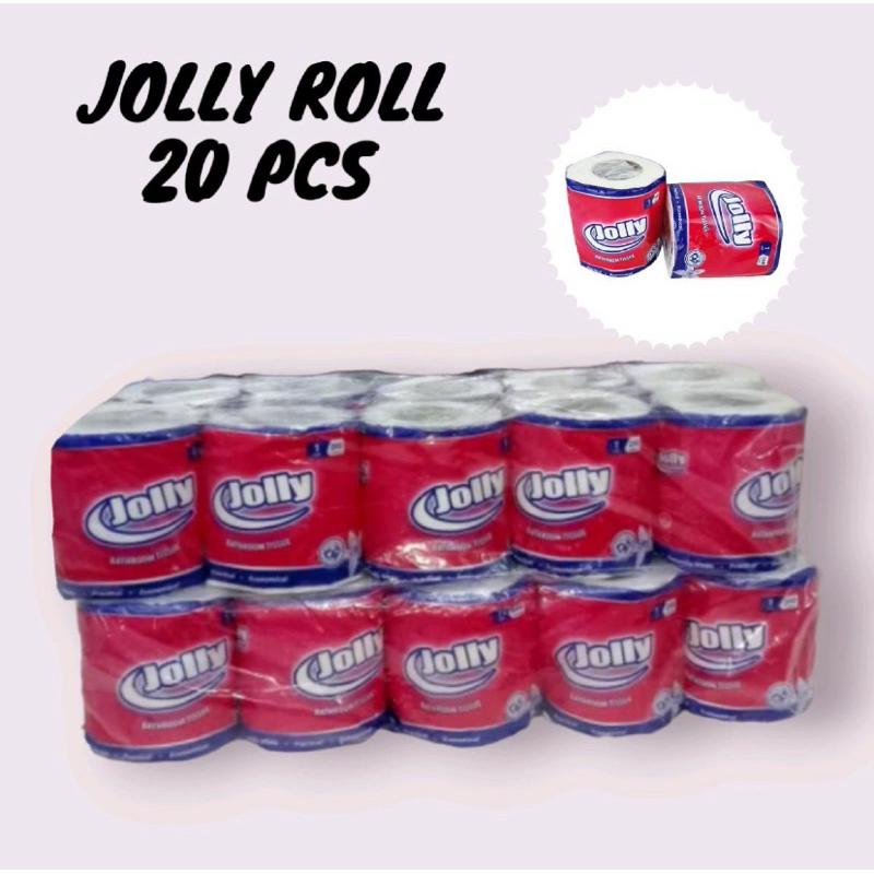 20 Roll Tisu Jolly Roll Tisu Toilet 200 Sheet 1 ply