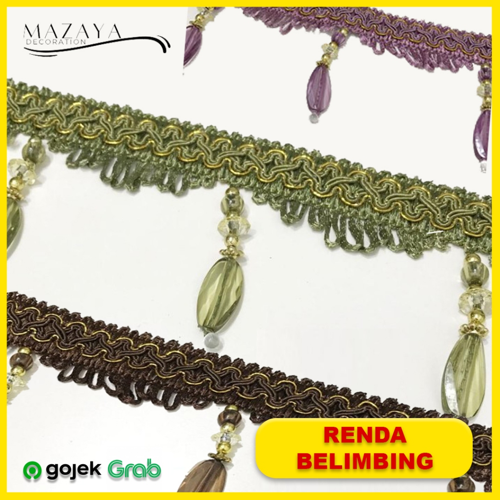RENDA GORDEN / RENDA BELIMBING (1 ROLL)