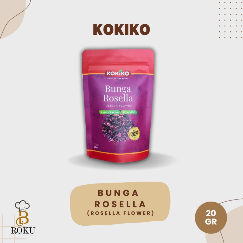 

Kokiko Teh Bunga Rosella Kering / Red Rosella 20 gr