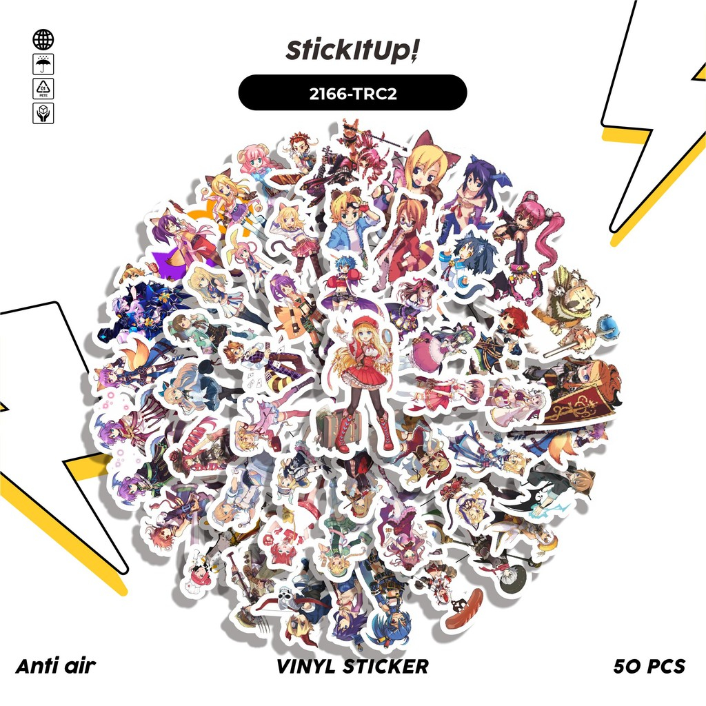 

COD✨ 50 Pcs Stiker Pack GAME SERIES TRICKSTER CHAR MIX 02 Lucu Aesthetic Vynil Waterproof untuk Freebies Sticker Buku Journal Casing HP Laptop