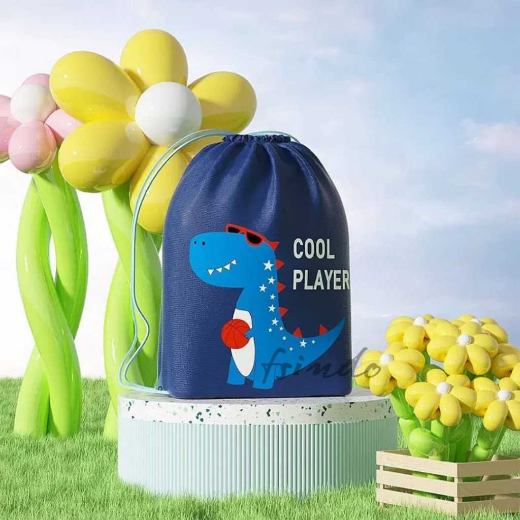 Tas Renang Anak Serut/Tas Renang Anak WaterProof/Tas Renang Anak Multifungsi Karakter Lucu BR-1