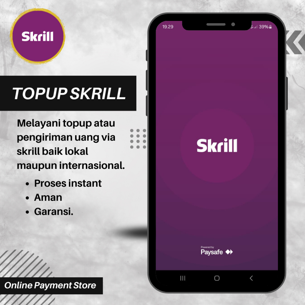 Topup dan Kirim Uang ke luar negeri via Skrill
