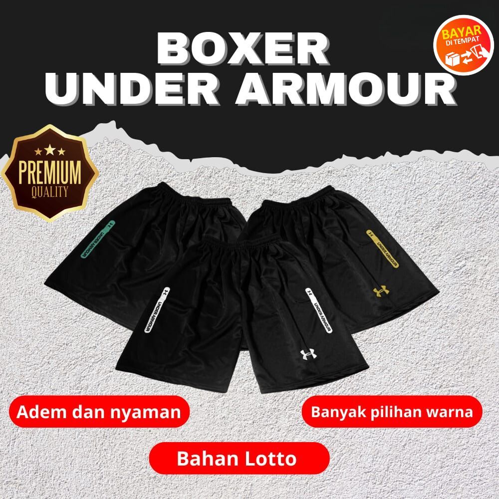 CELANA BOXER UNDER ARMOUR PREMIUM MURAH 100 RIBU DAPAT 3