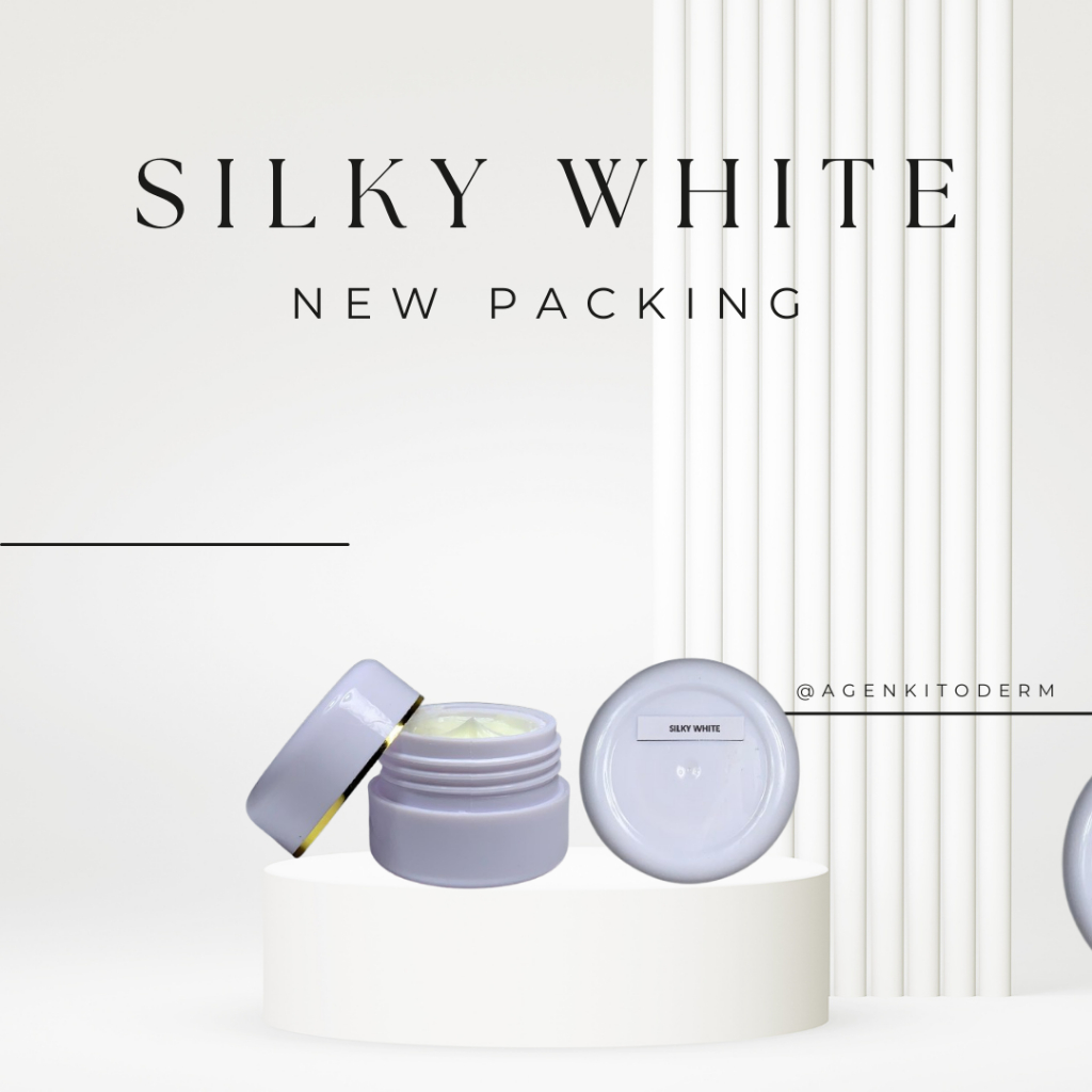 Kitoderm Cream Malam Silk White original / silky white cream malam