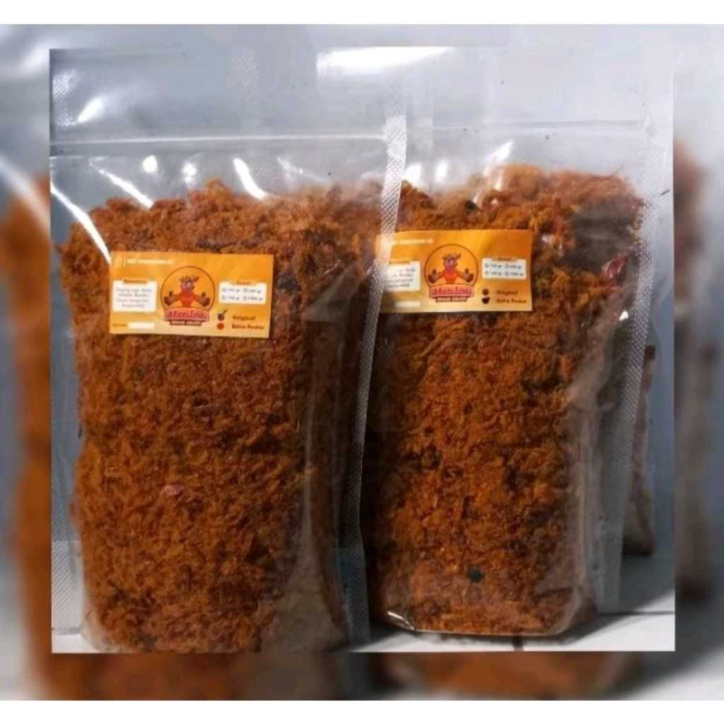 

Abon sapi premium 100 gram / 250 gram halal cap 99 boyolali