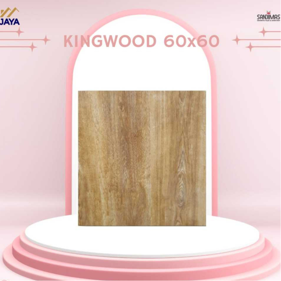 GRANIT LANTAI GLOSSY HALUS KINGWOOD 60 X60 SANDIMAS
