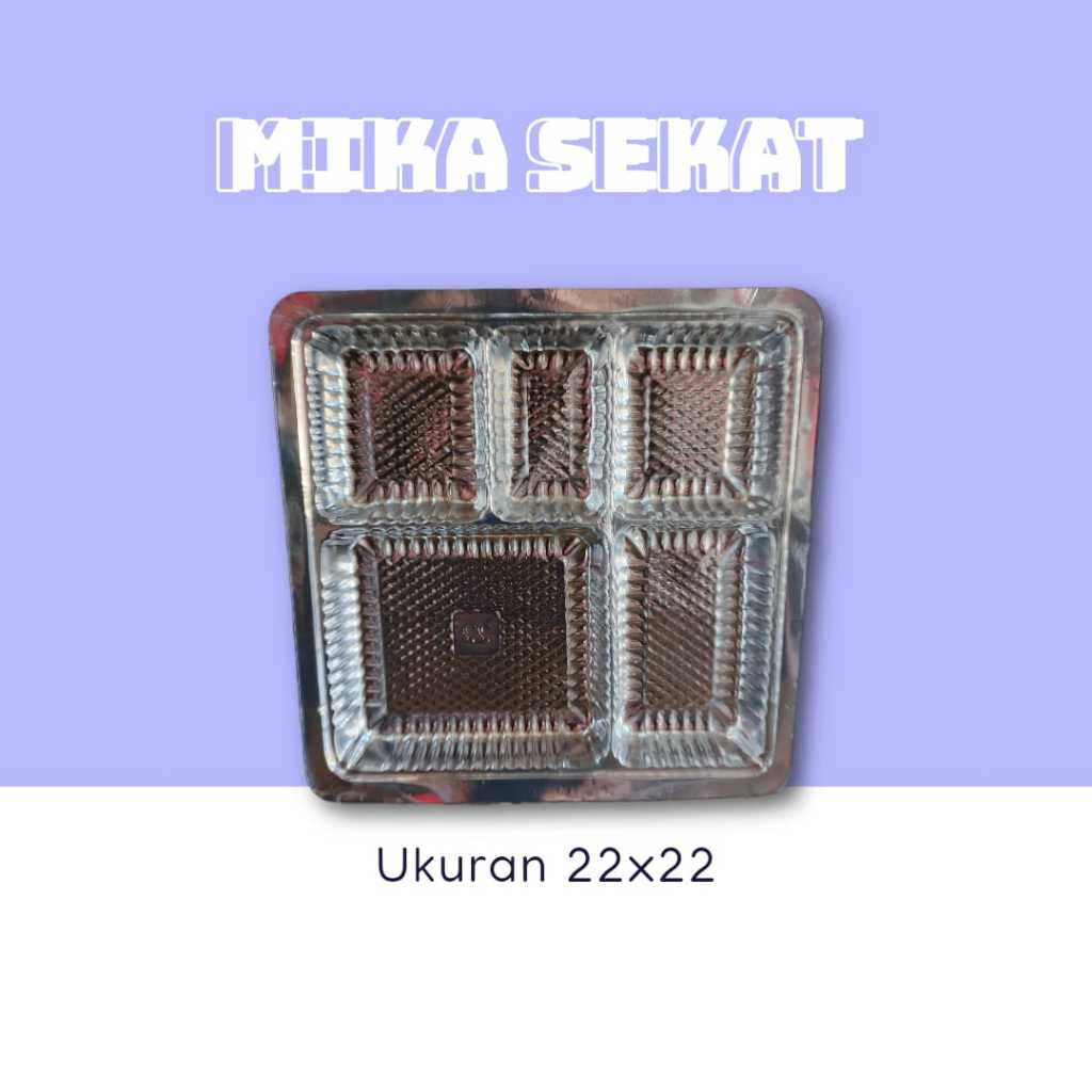 MIKA KOTAK SEKAT | MIKA CATERING BOX  | MIKA SEKAT 22X22 NASI BOX
