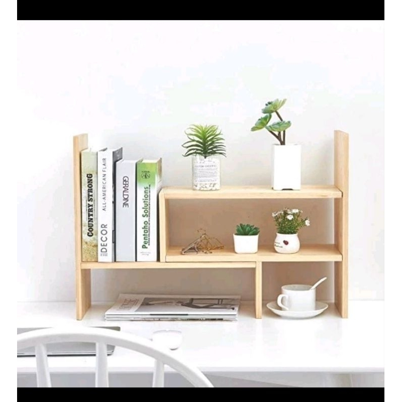 RAK BUKU MEJA KANTOR/ ORGANIZER MEJA KANTOR / RAK MINIMALIS SERBAGUNA